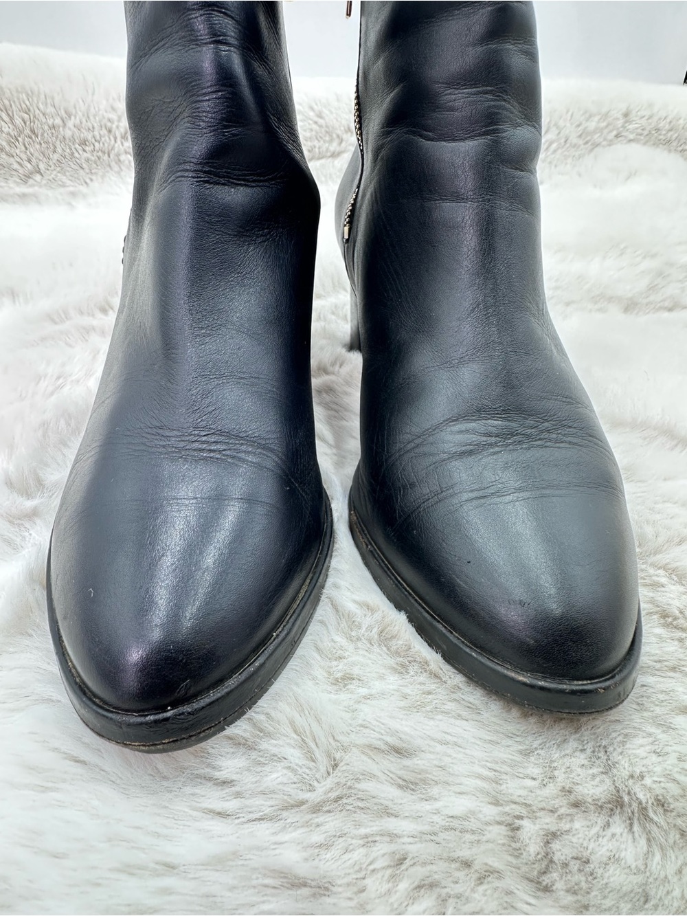 Sarah Flint Perfect Zip Bootie 70 black leather 39 US‎ 9 - Picture 7 of 15